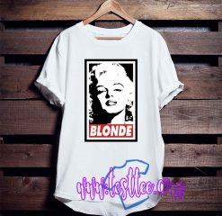 Blonde Marilyn Monroe Tee Shirts