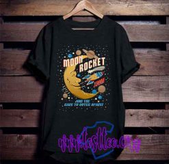 Cheap Vintage Tees Moon Rocket