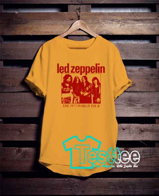 Cheap Vintage Tees Led Zeppelin World Tour