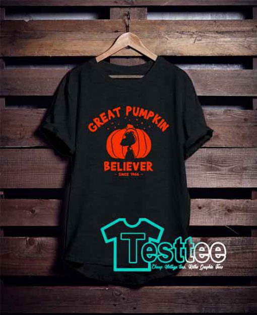 Cheap Vintage Tees Great Pumpkin Believer