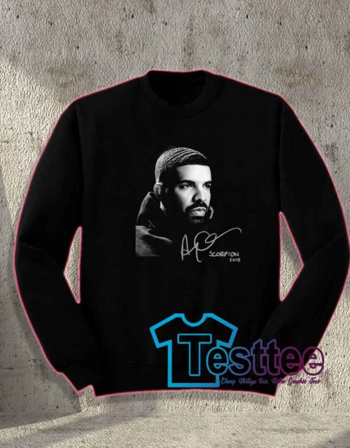 Cheap Vintage Drake Scorpion Album Sweatshirt