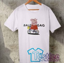 Cheap Vintage Tees Balenciaga X Peppa Pig