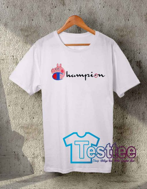 champion peppa pig t shirt