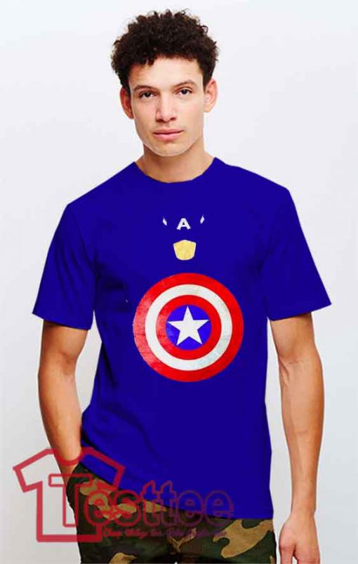 Cheap Vintage Captain America Logo Tees