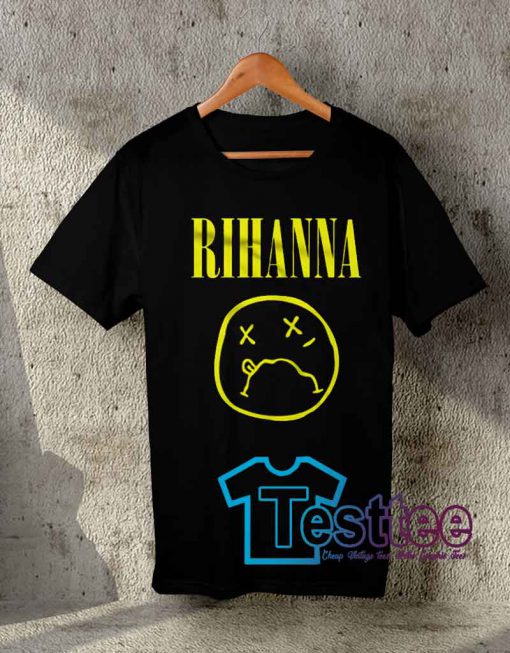 Cheap Vintage Rihanna Emoticon Tees