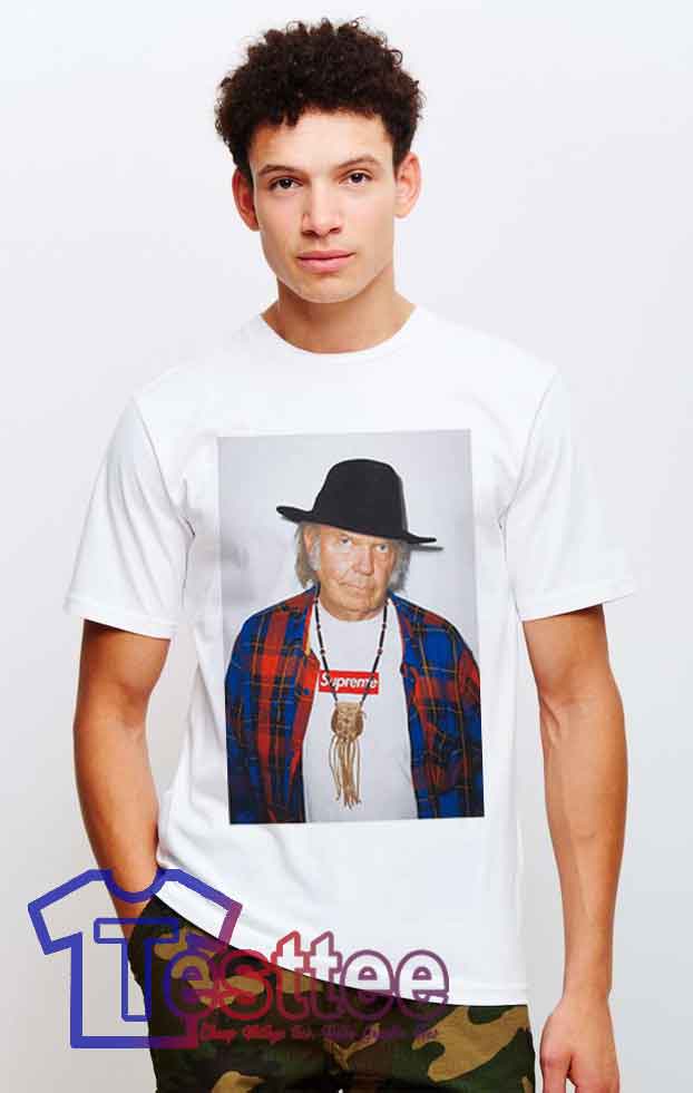 neil young supreme t shirt