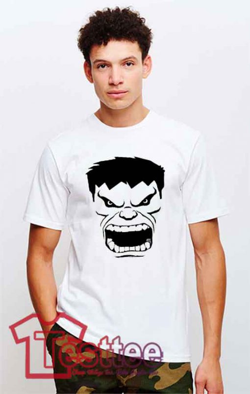 Cheap Vintage Hulk Face Tees