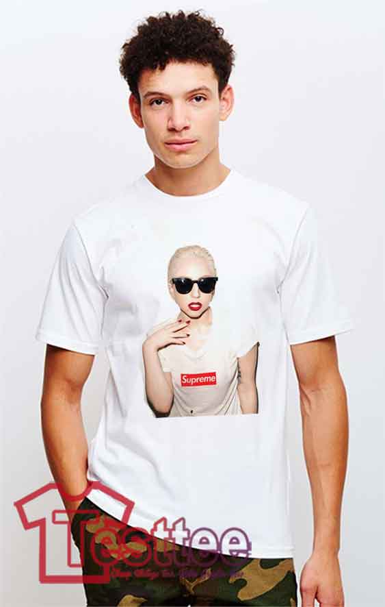 lady gaga supreme tee
