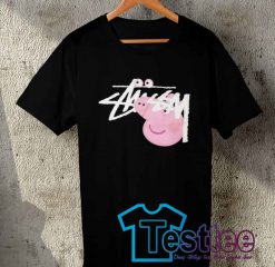 Cheap Vintage Tees Peppa Pig X Stussy Collabs