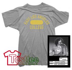 Cheap Vintage Frank Zappa East Los Angeles College Tees