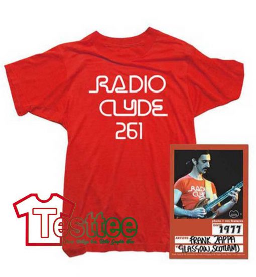 Cheap Vintage Frank Zappa Radio Clyde Tee