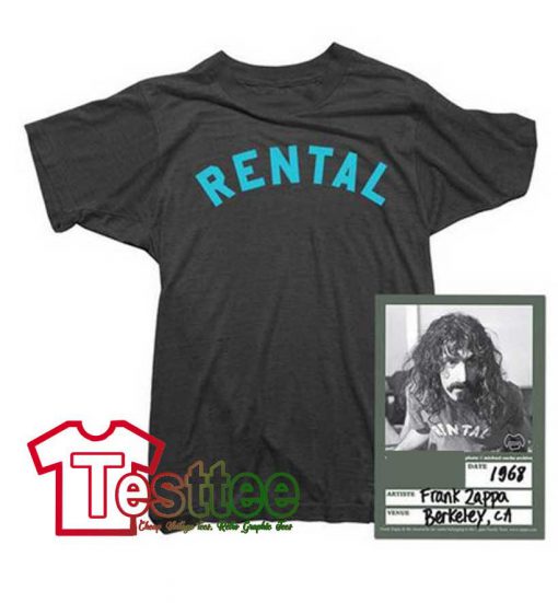 Cheap Vintage Frank Zappa Rental Tee