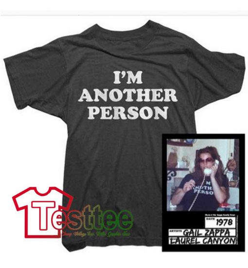 Cheap Vintage Frank Zappa I'm Another Person Tee