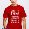 Cheap Vintage George Orwell War Is Peace Tee