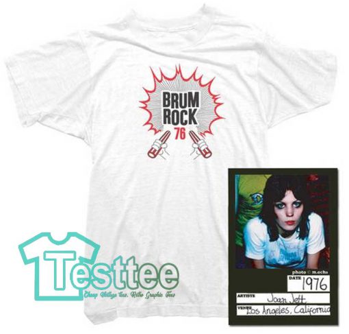 Cheap Vintage Joan Jett Brum Rock Tee