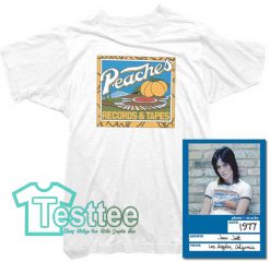 Cheap Vintage Joan Jett Peaches Records And Tapes Tee