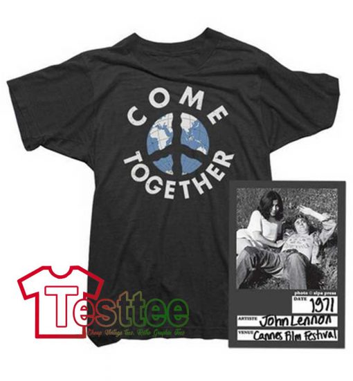 Cheap Vintage John Lennon Come Together Tee