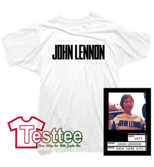 Cheap Vintage John Lennon Tee