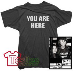 Cheap Vintage John Lennon You Are Here Tee