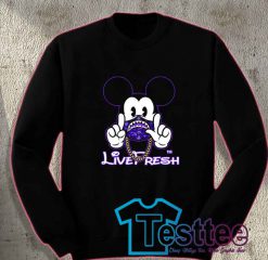 Cheap Vintage Mickey X Bape Live Fresh Sweatshirt
