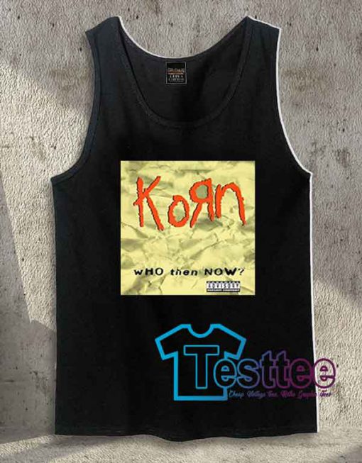 Korn Who Then Now Tank Top