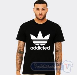 Addicted Adidas Parody Tee