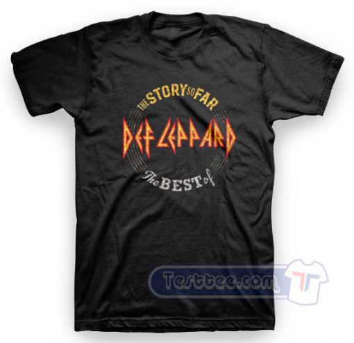 Def Leppard The Story So Far Tees