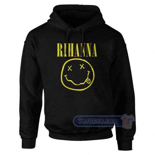 Rihanna Nirvana Logo Hoodie