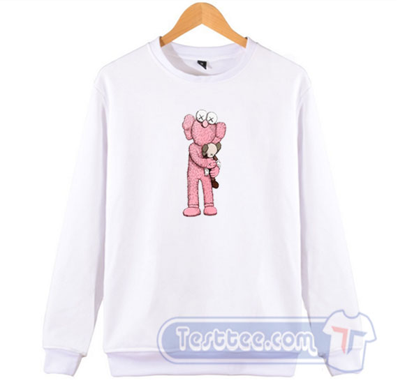 crew neck uniqlo x kaws