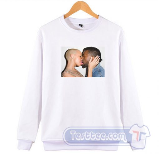 Cheap Amber Rose Kiss Kanye West Sweatshirt