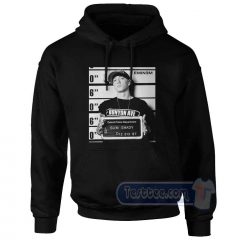Eminem Mugshot Black Graphic Hoodie