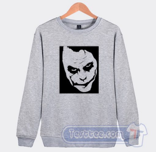Cheap Graphic Joker Face Sweatshirt