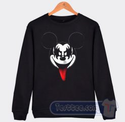Kiss Mickey Mouse Sweatshirt