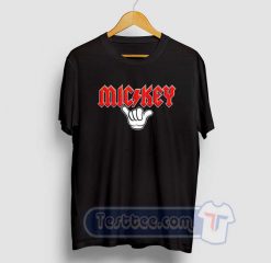 Mickey Mouse ACDC Style Tees