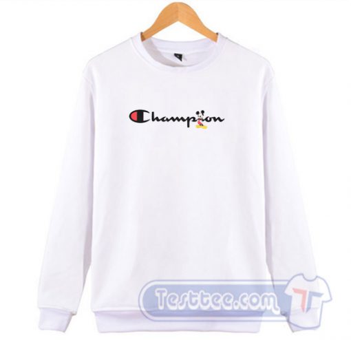Mickey Mouse X Champion Parody Sweatshirt