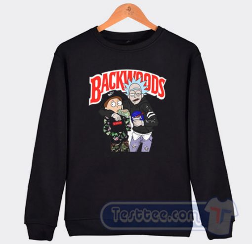 Rick And Morty Backwoods Graphic Sweatshirt