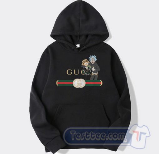 Rick And Morty X Gucci Parody Graphic Hoodie