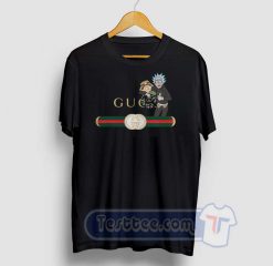 Rick And Morty X Gucci Parody Graphic Tees
