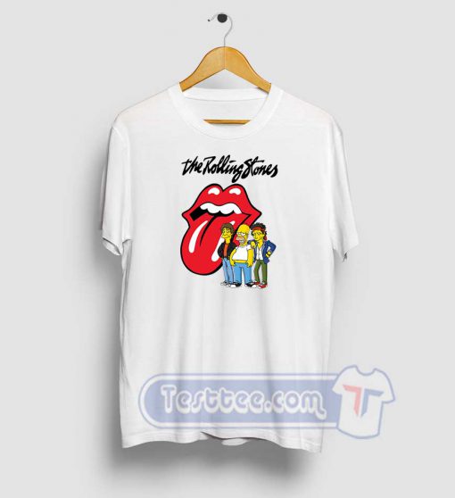 Simpson The Rolling Stones Tees