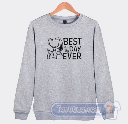 Snoopy Best Day Ever Graphic Sweatshirt