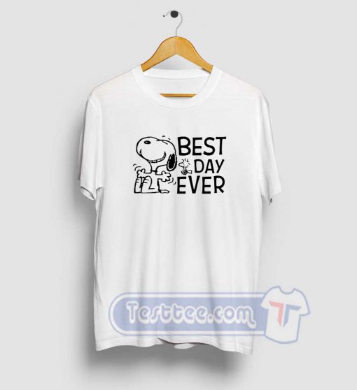 Snoopy Best Day Ever Graphic Tees