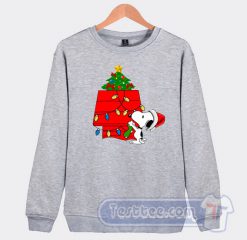 Snoopy Christmas Tree Graphic Sweatshirt