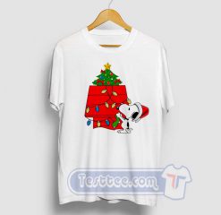 Snoopy Christmas Tree Graphic Tees