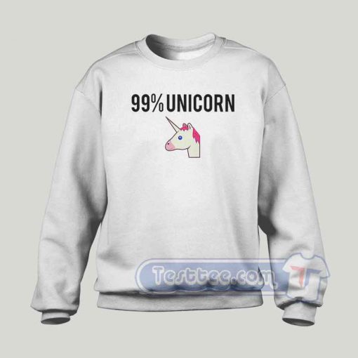 99% Unicorn Graphic Sweatshirt