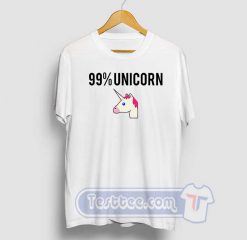 99% Unicorn Graphic Tees