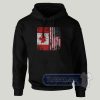 Canada America Graphic Hoodie