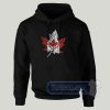 Canadian Maple Leaf Graphic Hoodie