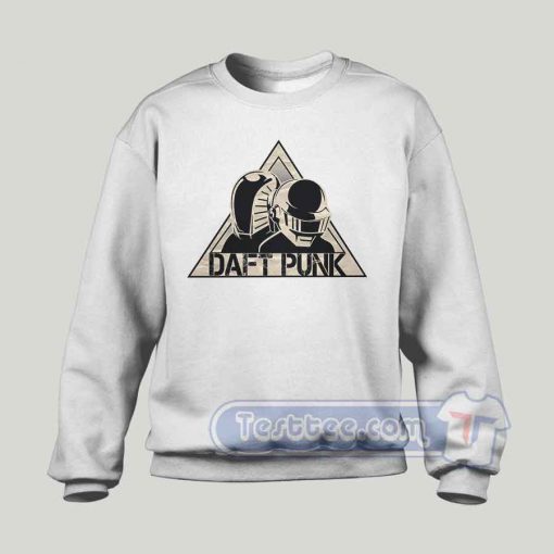 Daft Punk Two Robot Graphic Sweatshirt