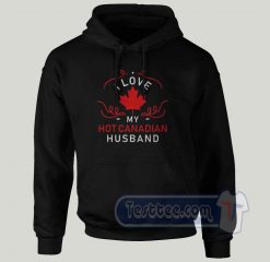 Hot Canadian Husband Graphic Hoodie