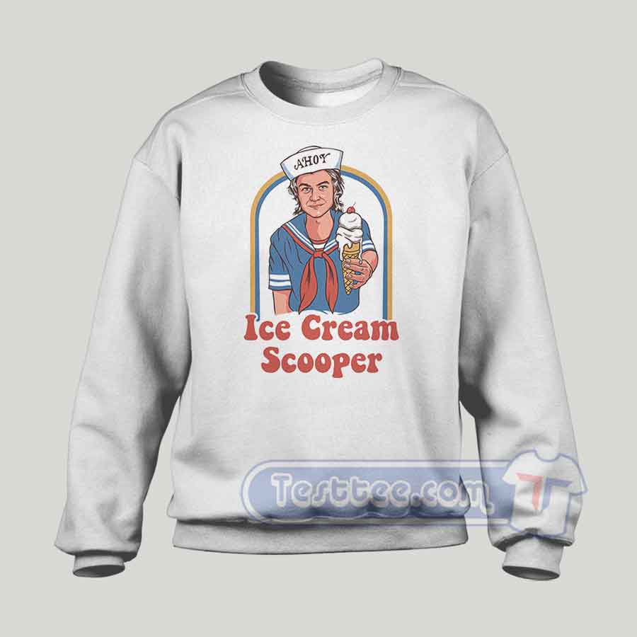 Ice Cream Scooper Graphic Sweatshirt Stranger Things Shirt